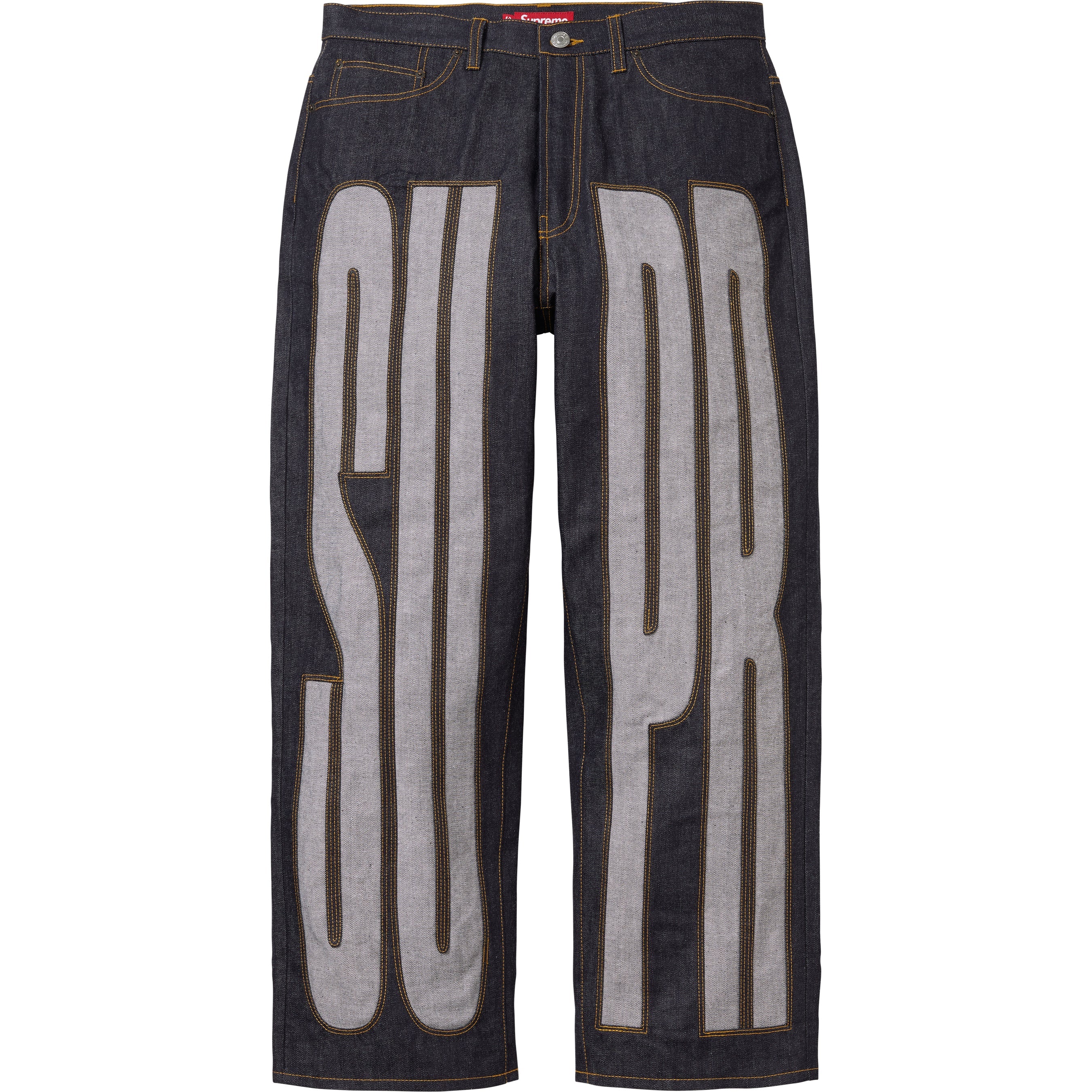 Inset Spellout Baggy Jean view 14